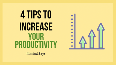 4 tips to increase your productivity x100